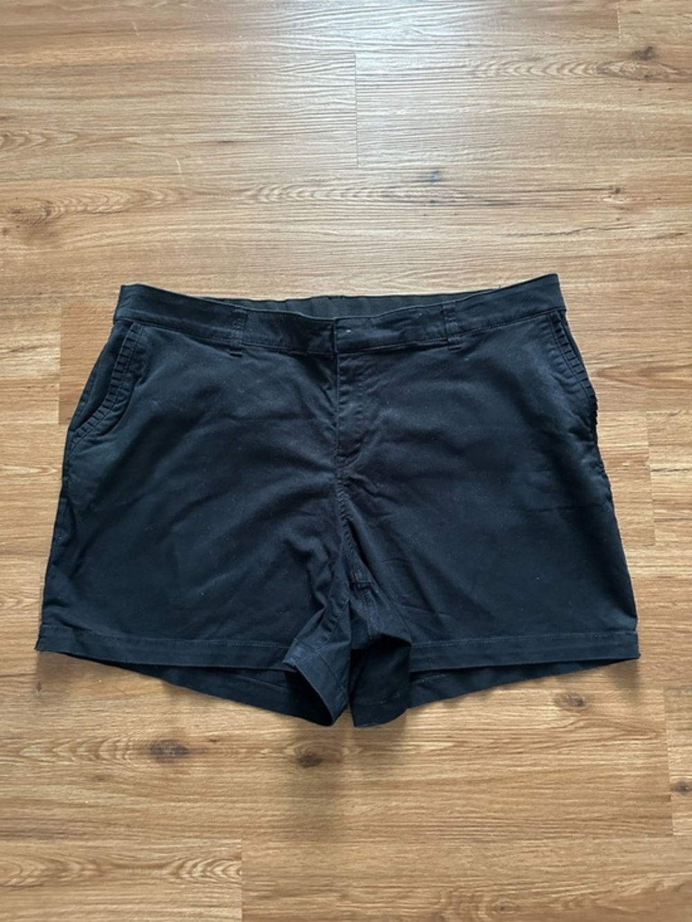 Lane Bryant Black Casual Bermuda Shorts